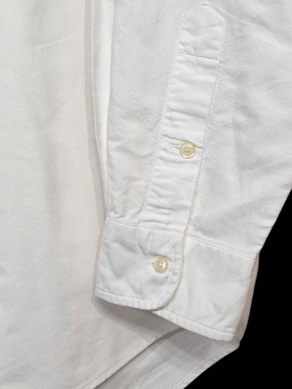 Ralph Lauren Tilden White Oxford Button Down Shirt Colorful Pony Logo Men's XL - Picture 5 of 11